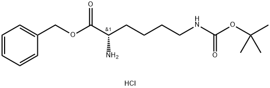 H-Lys(Boc)-OBzl·HCl Structure