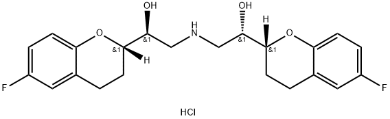 Nebivolol hydrochloride Structure