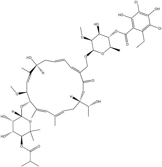 FidaxoMicin Structure