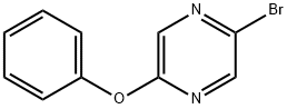 2-BROMO-5-PHENOXYPYRAZINE Structure