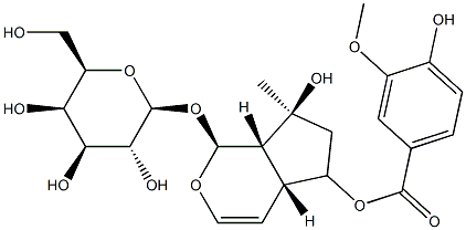 6-O-Vanilloylajugol Structure