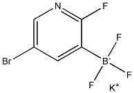 potassium (5-bromo-2-fluoropyridin-3-yl)trifluoroborate Structure