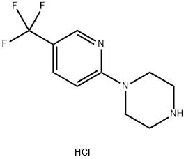 1-[5-(trifluoromethyl)pyridin-2-yl]piperazine hydrochloride Structure
