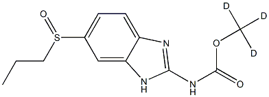 Albendazole sulfoxide-D3
Ricobendazole-D3 Structure