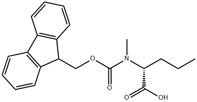 (9H-Fluoren-9-yl)MethOxy]Carbonyl N-Me-D-Nva-OH Structure