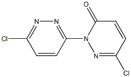 [1(6H),3'-Bipyridazin]-6-one,3,6'-dichloro- Structure