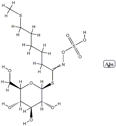 Glucoberteroin potassium salt Structure