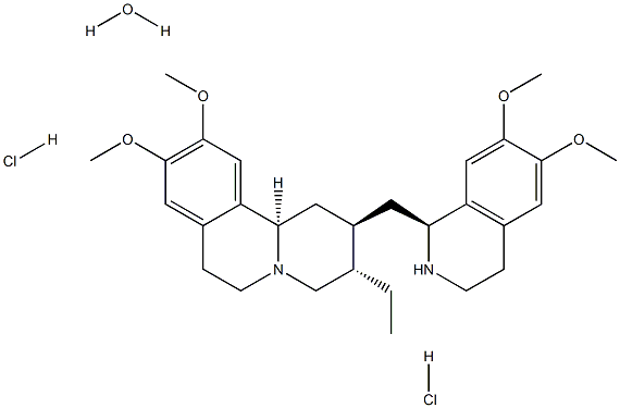 (+)-EMETINE DIHYDROCHLORIDE HYDRATE  97 Structure