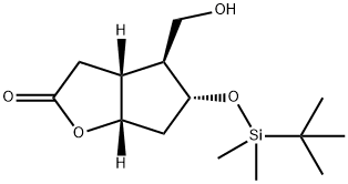 2-[[(1,1-Dimethylethyl)dimethylsilyl]oxy]corey lactone Structure