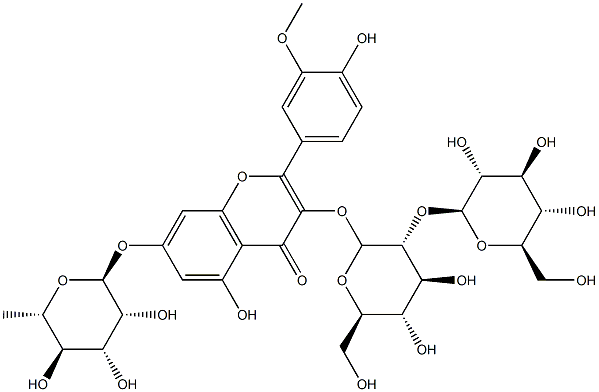 IsorhaMnetin 3-sophoroside-7-rhaMnoside Structure