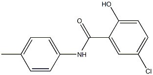 5-chloro-2-hydroxy-N-(4-methylphenyl)benzamide Structure