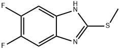 1H-Benzimidazole,5,6-difluoro-2-(methylthio)-(9CI) Structure