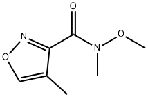 3-Isoxazolecarboxamide,N-methoxy-N,4-dimethyl-(9CI) Structure