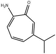 2,4,6-Cycloheptatrien-1-one,2-amino-6-(1-methylethyl)-(9CI) Structure