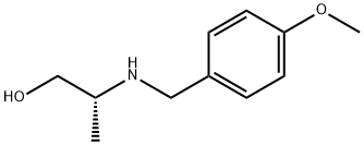 (2R)-2-{[(4-methoxyphenyl)methyl]amino}propan-1-ol Structure