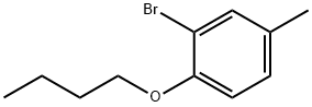 2-bromo-1-butoxy-4-methylbenzene Structure