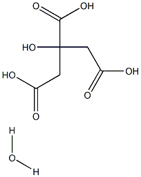 Citric Acid Hydrate Structure