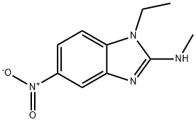 1H-Benzimidazol-2-amine,1-ethyl-N-methyl-5-nitro-(9CI) Structure