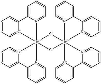 Di-μ-chlorotetrakis[2-(2-pyridinyl-kN)phenyl-kC]diiridium(III), 99% Structure