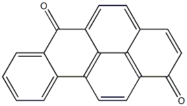 Benzo(A)pyrene-1,6-dione, radical ion(1-) Structure