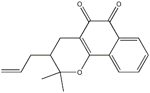 3-allyl-beta-lapachone Structure