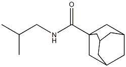 Tricyclo[3.3.1.13,7]decane-1-carboxamide,N-(2-methylpropyl)- Structure