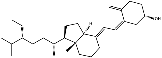 (5Z,7E)-9,10-Secostigmasta-5,7,10(19)-trien-3β-ol Structure