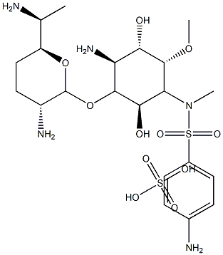 4-N-(4-aminobenzenesulfonyl)fortimicin B Structure