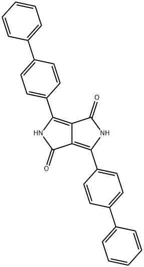 Pyrrolo3,4-cpyrrole-1,4-dione, 3,6-bis(1,1-biphenyl-4-yl)-2,5-dihydro- Structure