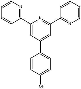 4‘-(4-hydroxyphenyl)-2, 2':6‘, 2“-terpyridine Structure