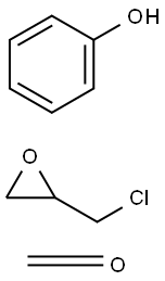 Formaldehyde, polymer with (chloromethyl)oxirane and phenol Structure