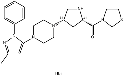 Teneligliptin  Hydrobromide Structure