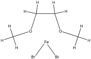 Iron(II) bromide, dimethoxyethane Structure