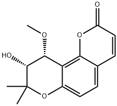 cis-Methylkhellactone Structure