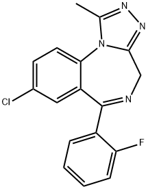 Flualprazolam Structure