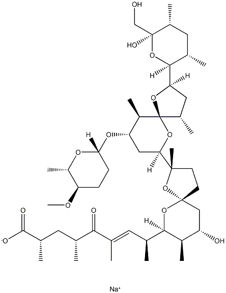 Dianemycin 1-sodium salt Structure