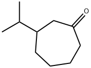 Cycloheptanone, 3-(1-methylethyl)- Structure