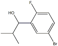 1-(5-bromo-2-fluorophenyl)-2-methylpropan-1-ol Structure