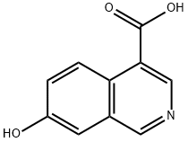 7-hydroxyisoquinoline-4-carboxylic acid Structure