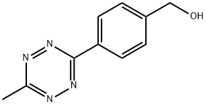 [4-(6-methyl-1,2,4,5-tetrazin-3-yl)phenyl]methanol Structure