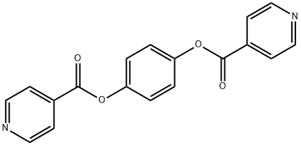 4-Pyridinecarboxylic acid, 4,4'-(1,4-phenylene) ester Structure