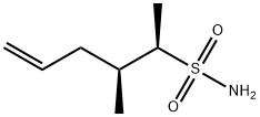 (2R,3S) 5-hexene-2-sulfonamide, 3-methyl Structure