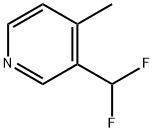 3-(difluoromethyl)-4-methylpyridine Structure