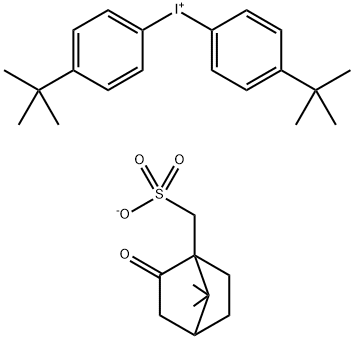 di(4-t-butylphenyl)iodonium camphorsulfonate Structure