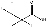 Cyclopropanecarboxylic acid, 1,2,2-trifluoro- Structure