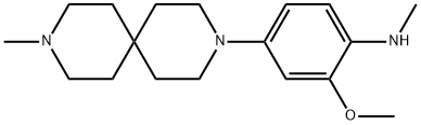 2-methoxy-N-methyl-4-{9-methyl-3,9-diazaspiro[5.5]undecan-3-yl}aniline Structure