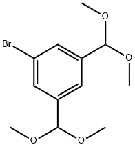 1-Bromo-3,5-bis(dimethoxymethyl)benzene Structure