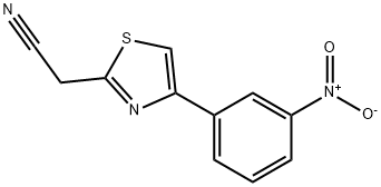 [4-(3-nitrophenyl)-1,3-thiazol-2-yl]acetonitrile Structure