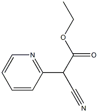 ethyl 2-cyano-2-(pyridin-2-yl)acetate Structure