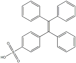4-(1,2,2-triphenylvinyl)benzenesulfonic acid Structure